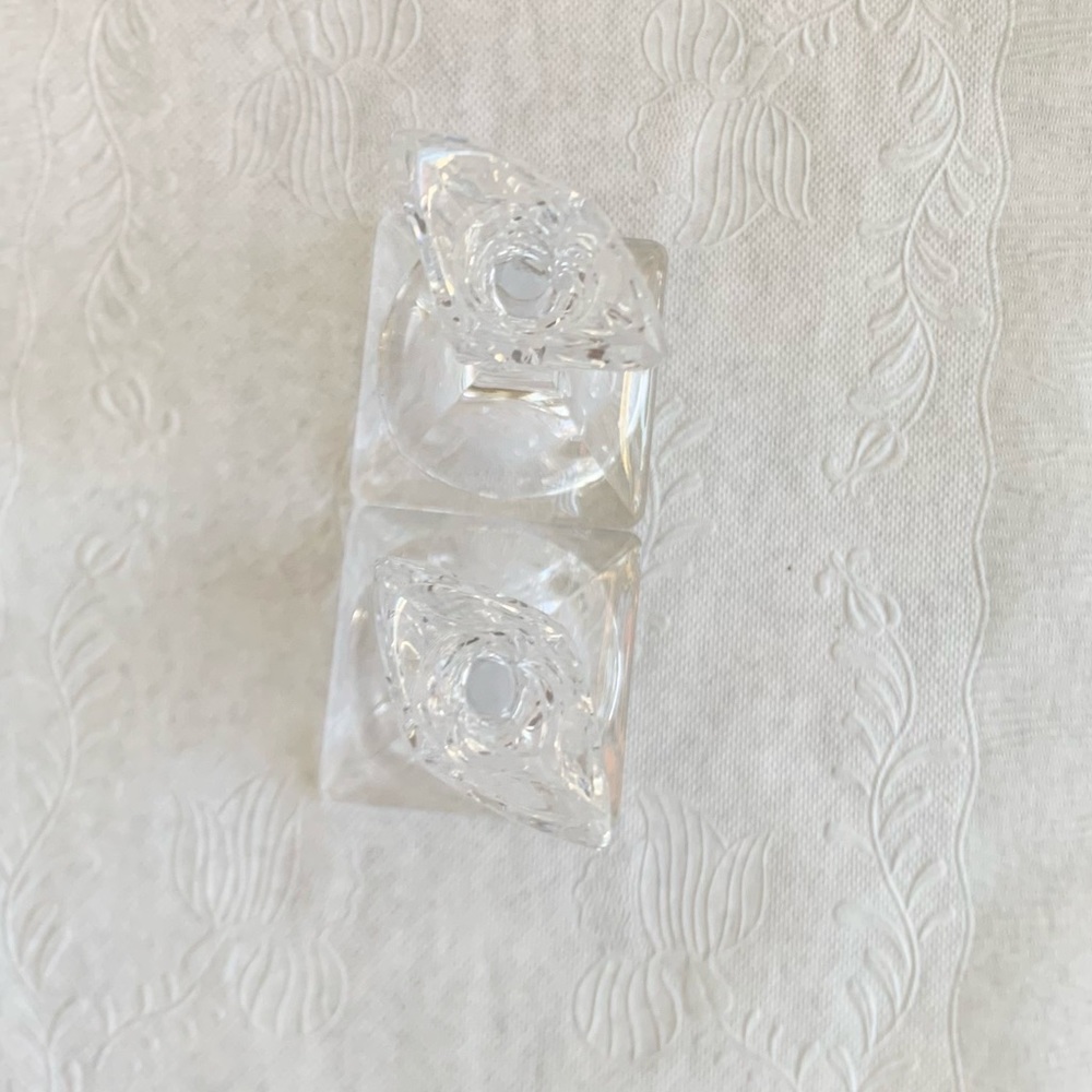 Mikasa Crystal Deco Candle sticks - Picture 3 of 4